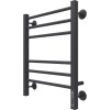 Полотенцесушитель электрический Terminus Сицилия П6 450x600, матовый чёрный