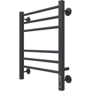 Купить Полотенцесушитель электрический Terminus Сицилия П6 450x600, матовый чёрный в Москве с доставкой Полотенцесушитель электрический Terminus Сицилия П6 450x600, матовый чёрный
