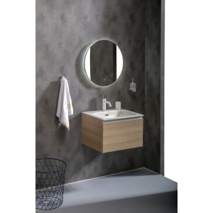 Мебель для ванной Armadi Art Vallessi 60, дуб светлый матовый фактурный