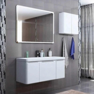 Купить Тумба с раковиной Aquaton Шерилл 85 1A2088K1SH010 белая в Москве с доставкой Тумба с раковиной Aquaton Шерилл 85 1A2088K1SH010 белая