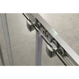 Шторка на ванну BelBagno Unique VF-2-150/180-140-C-Cr стекло прозрачное