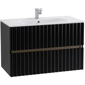 Купить Мебель для ванной Art&Max Elegant 90 черная в Москве с доставкой Мебель для ванной Art&Max Elegant 90 черная
