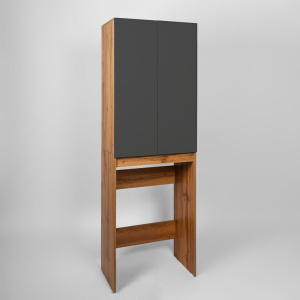 Купить Шкаф VIANT Бостон дуб вотан, графит, под стиральную машину в Москве с доставкой Шкаф VIANT Бостон дуб вотан, графит, под стиральную машину