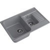 Мойка кухонная GranFest Quarz 21К темно-серая