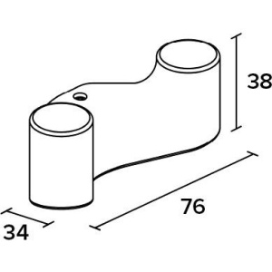 Купить Крючок Koin Cut CUT012 двойной в Москве с доставкой Крючок Koin Cut CUT012 двойной