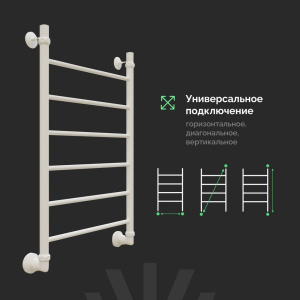 Купить Полотенцесушитель водяной EWRIKA Сафо P 80х50, белый в Москве с доставкой Полотенцесушитель водяной EWRIKA Сафо P 80х50, белый