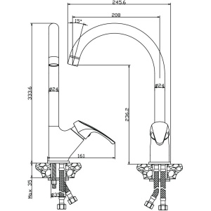Смеситель для кухни Olive'S Avila 02431AV