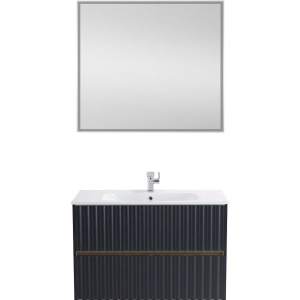 Купить Тумба с раковиной Art&Max Elegant 90 серая в Москве с доставкой Тумба с раковиной Art&Max Elegant 90 серая