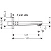 Излив Hansgrohe Metropol 32542000 для ванны