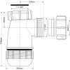 Сифон для раковины McAlpine MRW2-NW-MINI