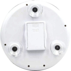 Косметическое зеркало Ridder Mulan О3003201 с подсветкой, на присоске, белое