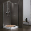 Душевой уголок Ceruttispa ZQ91T 90x90, профиль хром