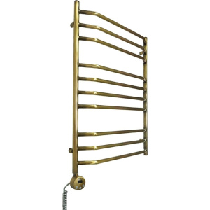 Полотенцесушитель электрический Domoterm Лаура П10 50x80, античная бронза, L