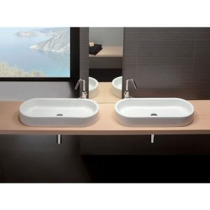 Раковина Hatria Area Y0UF01 80 см, белая