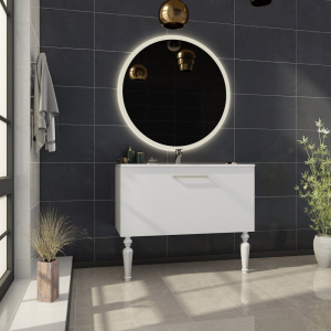 Тумба с раковиной Sanvit Эмми 100 белая