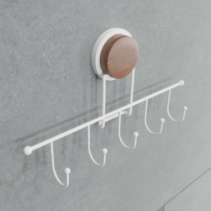 Купить Крючок Fixsen Magic White FX-47005-5 5 крючков, белый в Москве с доставкой Крючок Fixsen Magic White FX-47005-5 5 крючков, белый