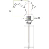 Дозатор для кухонной мойки Zorg ZR-24 сталь