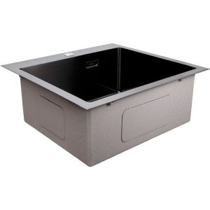 Купить Мойка кухонная Kaiser KSM-5445 вороненая сталь в Москве с доставкой Мойка кухонная Kaiser KSM-5445 вороненая сталь