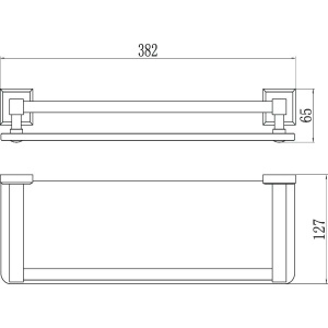 Купить Полка Savol 95 S-409591 40 см в Москве с доставкой Полка Savol 95 S-409591 40 см