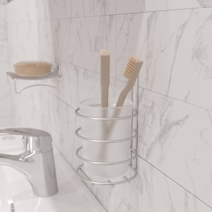 Купить Стакан DIWO Смоленск ПК14802, хром в Москве с доставкой Стакан DIWO Смоленск ПК14802, хром