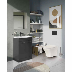 Унитаз подвесной VitrA Zentrum Square 7484B003-0075 безободковый