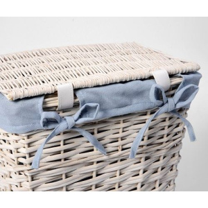 Купить Корзина для белья Wasserkraft Lippe WB-450-L белая, большая в Москве с доставкой Корзина для белья Wasserkraft Lippe WB-450-L белая, большая