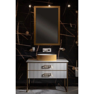 Зеркало Armadi Art Vallessi Dolce 105х70 gold