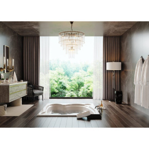 Акриловая ванна Vagnerplast Helios 195x170 см, с каркасом, для двоих