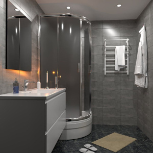 Полотенцесушитель электрический Тругор Пэк 19 80х50 с выключателем, белый