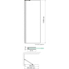 Душевая перегородка Wasserkraft Aller 10H10-RP100 100 см