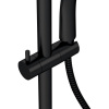 Душевая стойка Cersanit Brasko Black 63112 с термостатом, черная