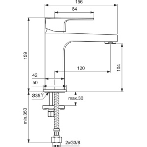 Смеситель для раковины Ideal Standard Cerafine D BC553AA