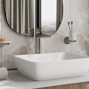 Купить Смеситель для раковины Wasserkraft Spree 1403H никель в Москве с доставкой Смеситель для раковины Wasserkraft Spree 1403H никель