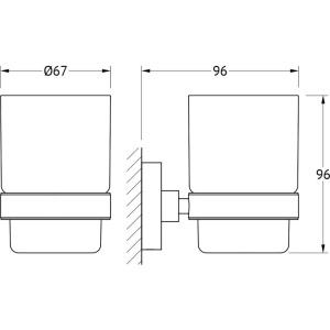 Стакан Artwelle Harmonie HAR 012