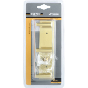 Крючок Fixsen Trend Gold 99005-3 матовое золото, 3 крючка