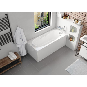 Акриловая ванна Vagnerplast Kleopatra 160x70 см, с каркасом, ультрабелая