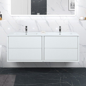 Тумба с раковиной Cezares Bellagio 140 bianco opaco