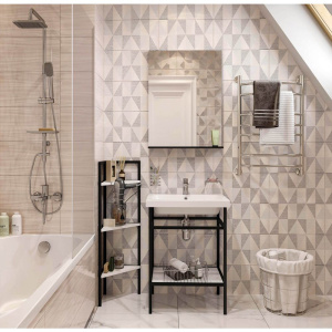 Купить Корзина для белья DIWO Смоленск П16067, хром в Москве с доставкой Корзина для белья DIWO Смоленск П16067, хром