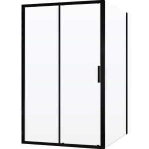 Душевой уголок Ravak Blix Slim BLSDP2 100x80, профиль черный