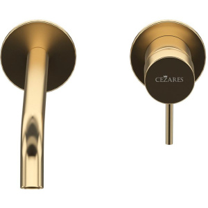 Смеситель для раковины Cezares Leaf BLI2-L-SR С ВНУТРЕННЕЙ ЧАСТЬЮ, sunrise