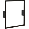 Тумба с раковиной La Fenice Cubo 90 R серая, ручка черная