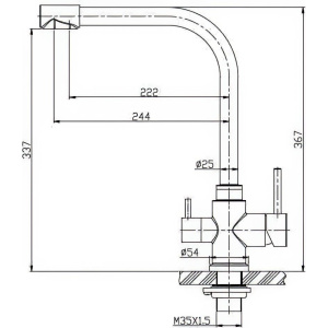 Смеситель для кухни BelBagno BB-LAM15-IN