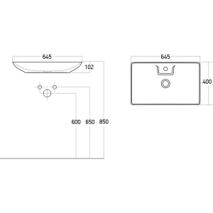 Купить Раковина STWORKI 65 3063-KL в Москве с доставкой Раковина STWORKI 65 3063-KL