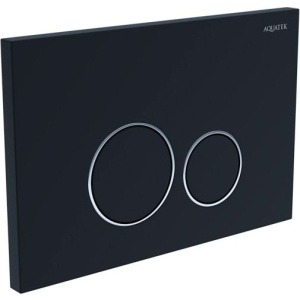Кнопка смыва Акватек KDI-0000020 черная матовая