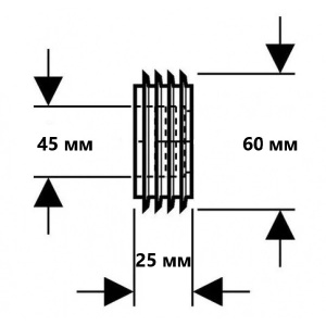 Манжета Geberit к окончанию колена смыва 119.668.00.1