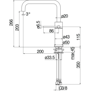 Смеситель для кухни Nobili Velis VE125134IX Inox