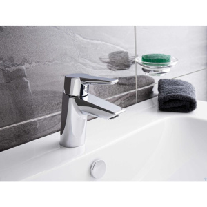 Комплект Раковина Norm Fit 60 см + Пьедестал + Смеситель VitrA Solid S + Сифон Wirquin Минор с отводом для стиральной машины