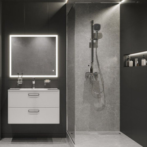 Смеситель для ванны с душем IDDIS Shelfy SHESBBTi02WA хром