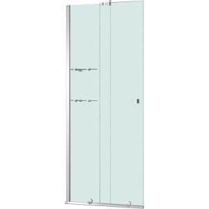 Купить Душевая перегородка Cezares Stream BF-1-80-C-Cr профиль хром, стекло прозрачное в Москве с доставкой Душевая перегородка Cezares Stream BF-1-80-C-Cr профиль хром, стекло прозрачное