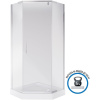 Душевой уголок Niagara Eco NG-009-14D 90х90 см, стекло прозрачное
